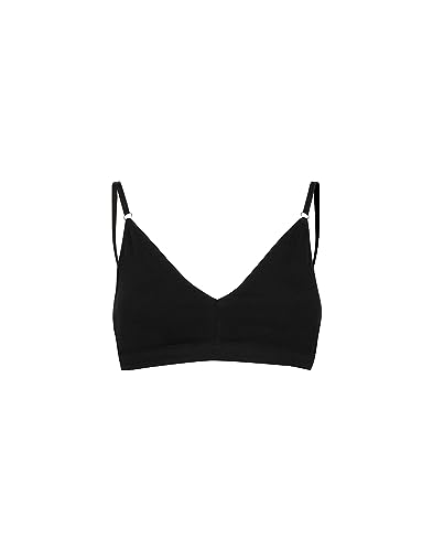 Dilling Damen-Bralette aus Baumwolle Schwarz 40 von Dilling