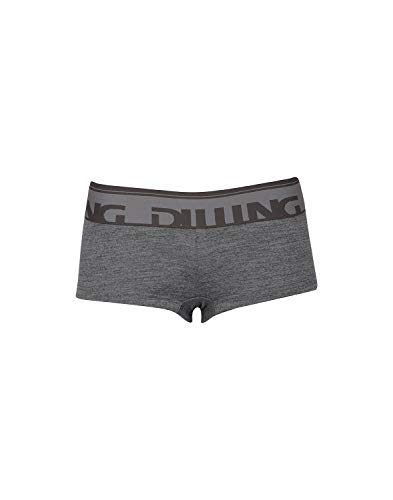 Dilling Damen Hipster aus Bio Merinowolle Dunkelgrau meliert 46 von Dilling