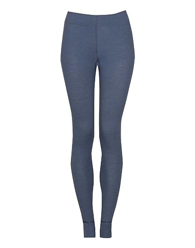 Dilling Damen Leggings aus Merinowolle Donnerblau 42 von Dilling