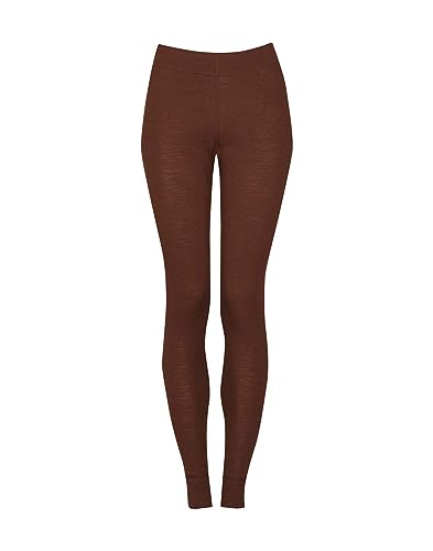 Dilling Damen Leggings aus Merinowolle Kortenrot 36 von Dilling