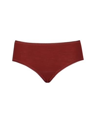 Dilling Midi Slip aus 100% natürlicher Merinowolle für Damen - Rubinrot 42 von Dilling