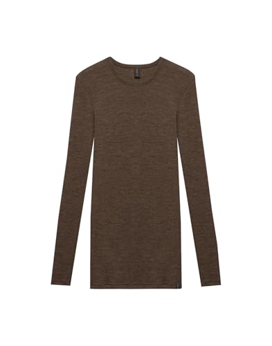 Dilling Damen Oberteil aus Merinowolle - Haselnussbraun 40 von Dilling