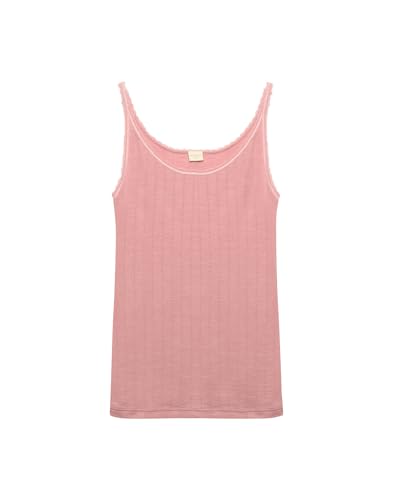 Dilling Damen Pointelle Trägertop aus Merinowolle/Seide - Mahagoni-Rose 40 Dilling Damen Pointelle Trägertop aus Merinowolle/Seide - Mahagoni-Rose 40 von Dilling