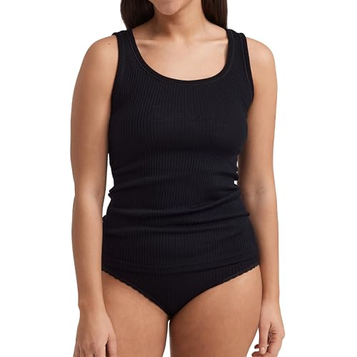 Dilling Damen RIPP Top aus 100% Bio-Merinowolle Schwarz 46 Dilling Damen RIPP Top aus 100% Bio-Merinowolle Schwarz 46 von Dilling