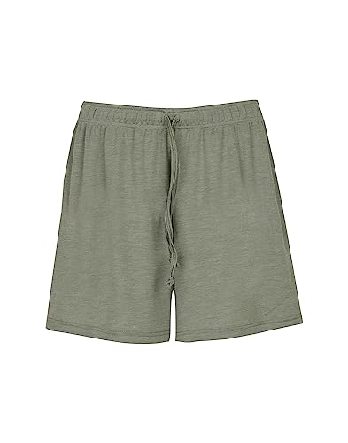 Dilling Damen-Shorts aus Merinowolle/Seide Jadegrün 36 von Dilling