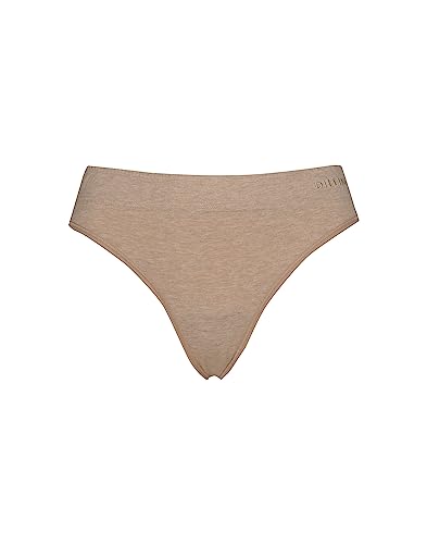 Dilling Damen String aus Baumwolle Beige meliert 42 von Dilling