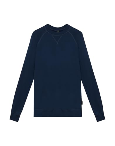 Dilling Sweatshirt aus natürlicher Merinowolle für Damen - Navy 40 von Dilling