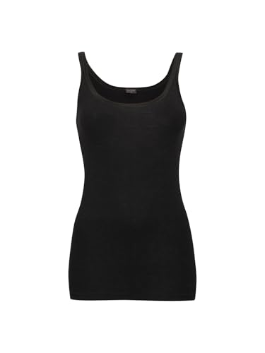 Dilling Damen Trägertop aus Merinowolle - Schwarz 34 von Dilling