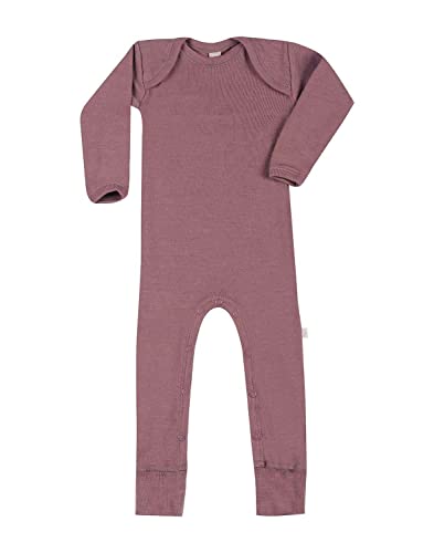 Dilling Einteiler aus natürlicher Merinowolle für Babys Fuchsia 56 von Dilling