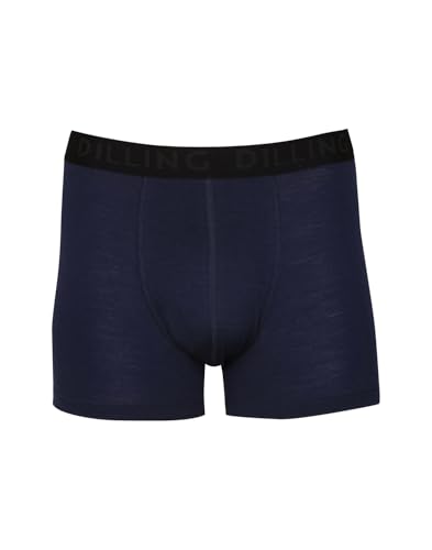 Dilling Herren Boxershorts aus Merinowolle - Navy M von Dilling
