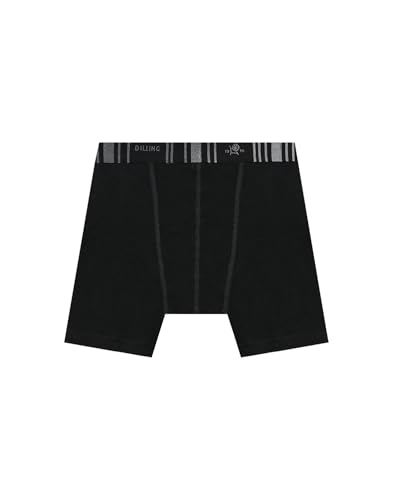 Dilling Boxershorts aus natürlicher Merinowolle für Herren - Schwarz S von Dilling