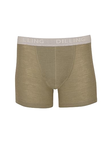 Dilling Herren Boxershorts aus Merinowolle Siberner Salbei S von Dilling