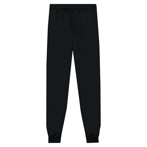 Dilling Herren Jogginghose aus Merinowolle mit Taschen - Schwarz M von Dilling