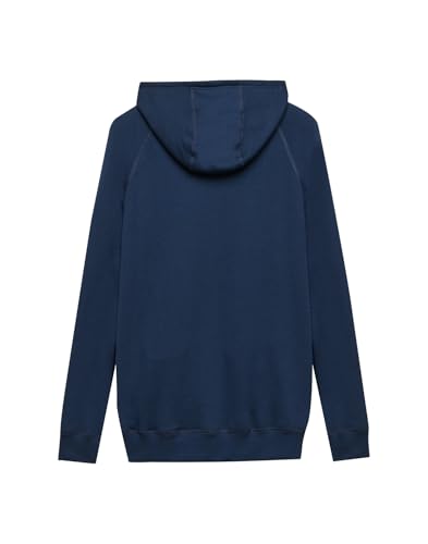 Dilling Herren Kapuzenjacke aus Merino Wollfrottee - Navy XXL von Dilling