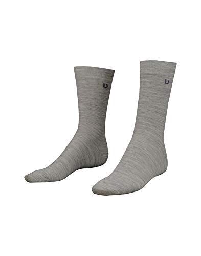 Dilling Herren Socken aus BIO-Merinowolle Grau melange 43-46 von Dilling