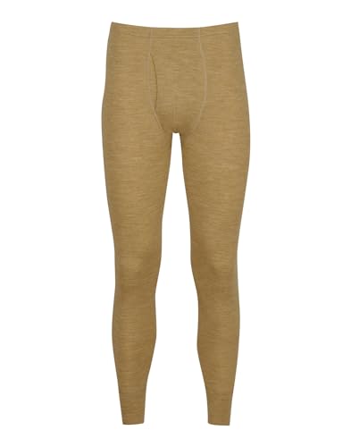 Dilling Herren Unterhosen mit Eingriff aus Merinowolle Wüstengras XL von Dilling