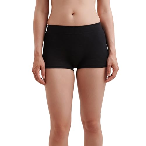 Dilling Damen Merino Wolle Hipster Schwarz 42 – Unterhose Aus 100% Bio Merinowolle – Atmungsaktive Panty Ohne Superwash – Nachhaltige Damen Unterwäsche von Dilling