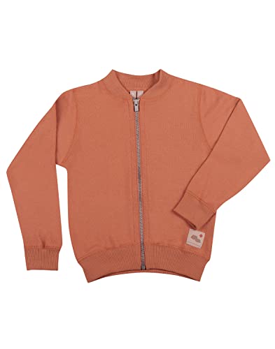 Dilling Jacke aus natürlicher Merinowolle für Kinder Dunkles Koralle 122-128 von Dilling