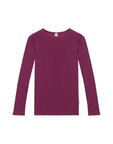 Dilling Kinder-Langarmshirt aus Merinowolle - Holunder 146/152 von Dilling