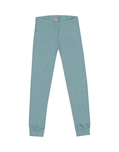 Dilling Kinder Leggings aus Merinowolle/Seide Arktik Blau 98-104 von Dilling