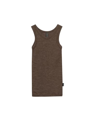 Dilling Kinder Merino Unterhemd - Haselnussbraun 98/104 von Dilling