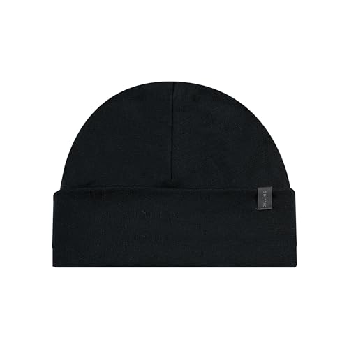 Dilling Mütze aus natürlicher Merinowolle für Kinder - Schwarz Einheitsgröße von Dilling