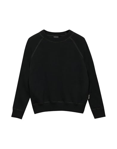 Dilling Sweatshirt aus natürlicher Merinowolle für Kinder - Schwarz 110/116 von Dilling