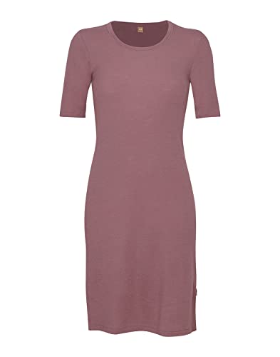 Dilling Kleid aus 100% natürlicher Merinowolle für Damen Fuchsia 44 von Dilling