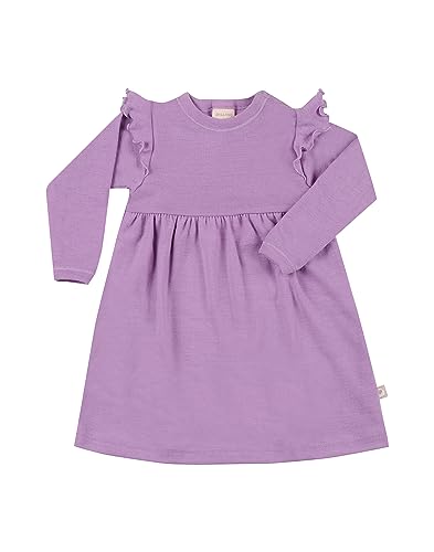 Dilling Kleid aus natürlicher Merinowolle für Babys Violette Orchidee 68 von Dilling