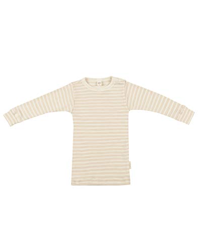 Dilling Langarmshirt für Babys aus Bio Wolle & Seide Beige/Natur 86 von Dilling