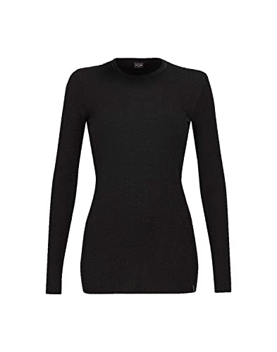 Dilling Langarmshirt für Damen aus Merinowolle Schwarz 38 von Dilling