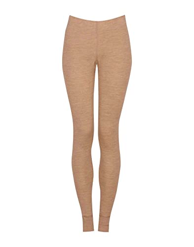 Dilling Leggings aus 100% natürlicher Merinowolle für Damen Karamell meliert 36 von Dilling