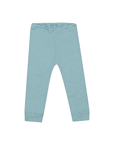 Dilling Leggings aus Merinowolle/Seide für Babys Arktik Blau 92 von Dilling