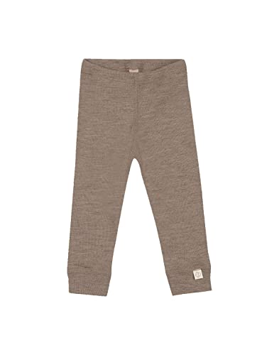 Dilling Leggings aus natürlicher Merinowolle für Babys Braun meliert 56 von Dilling