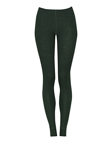 Dilling Leggings aus natürlicher Merinowolle für Damen Piniengrün 44 von Dilling