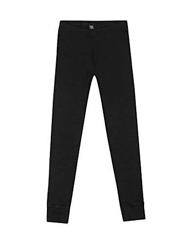 Dilling Leggings aus natürlicher Merinowolle für Kinder Schwarz 98-104 von Dilling