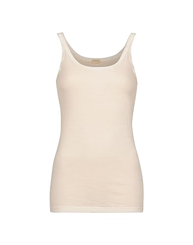 Dilling Merino Trägertop für Damen - aus 100% Bio-Merinowolle Natur 36 von Dilling