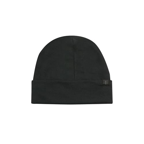 Dilling Mütze aus Wollfrottee - Schwarz Einheitsgröße von Dilling