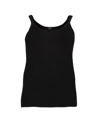 Dilling Plus Size Damen Trägertop aus Merinowolle Schwarz 54 von Dilling
