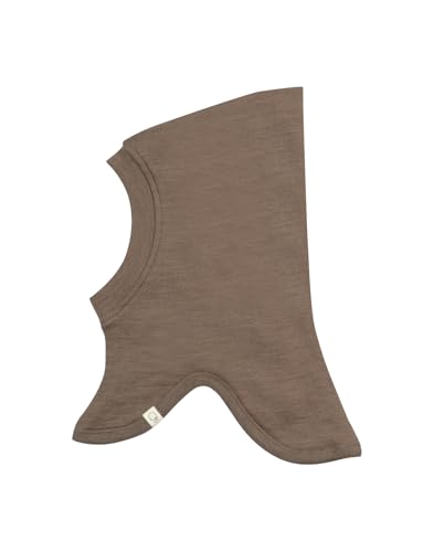 Dilling Schlupfmütze aus natürlicher Merinowolle für Babys - Braun meliert Einheitsgröße von Dilling