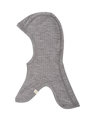 Dilling Schlupfmütze für Babys und Kinder aus 100% BIO-Merinowolle Graumeliert 62-74 von Dilling