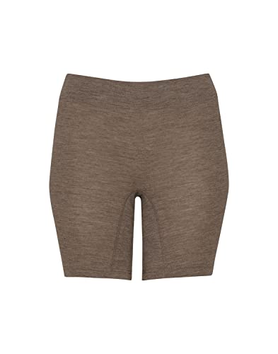 Dilling Shorts aus 100% natürlicher Merinowolle Braun meliert 38 von Dilling