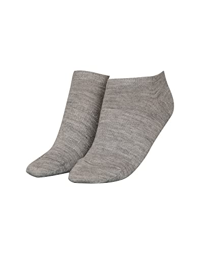 Dilling Socken aus Merinowolle für Damen Grau Melange von Dilling