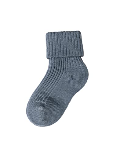 Dilling Socken aus natürlicher Merinowolle für Baby Blau von Dilling