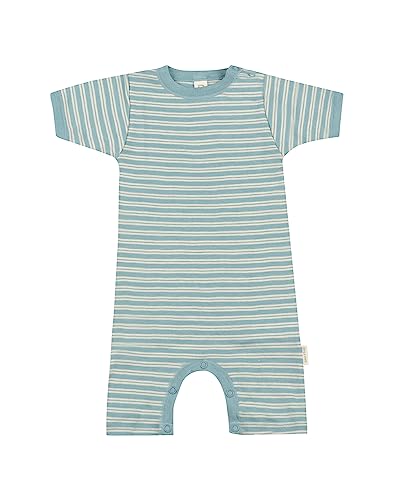 Dilling Sommeranzug aus Merinowolle/Seide für Babys Arktik Blau/natur 62 von Dilling