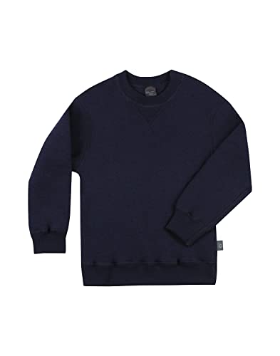 Dilling Sweatshirt aus Merino-Wollfleece für Kinder Blau von Dilling