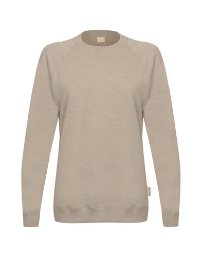 Dilling Sweatshirt aus natürlicher Merinowolle für Damen - Mondstein 40 von Dilling