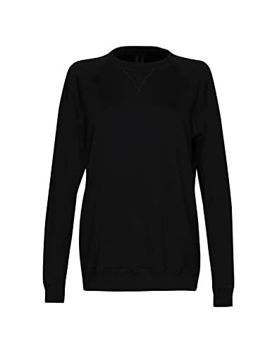 Dilling Sweatshirt aus natürlicher Merinowolle für Damen Schwarz von Dilling