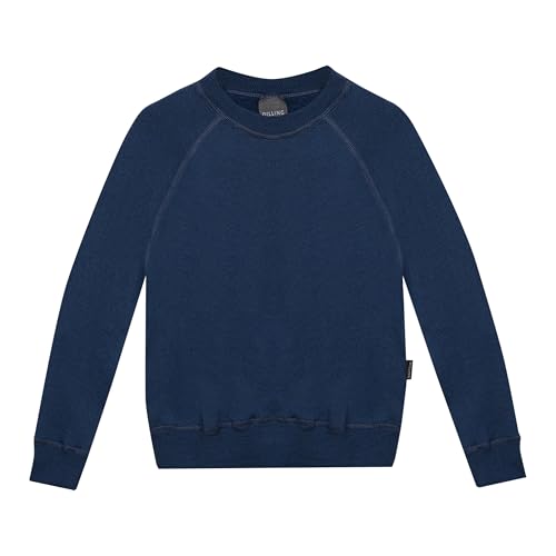 Dilling Sweatshirt aus natürlicher Merinowolle für Kinder Navy 110-116 von Dilling