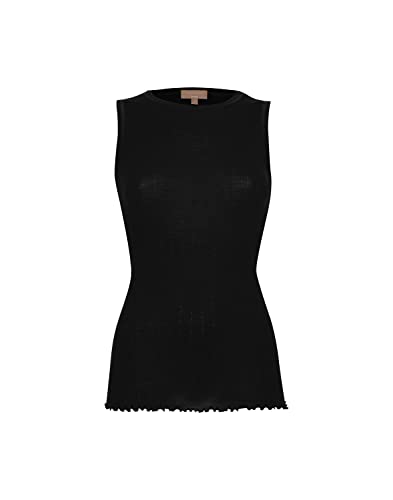 Dilling Tank Top aus Merinowolle/Seide für Damen Schwarz 40 von Dilling